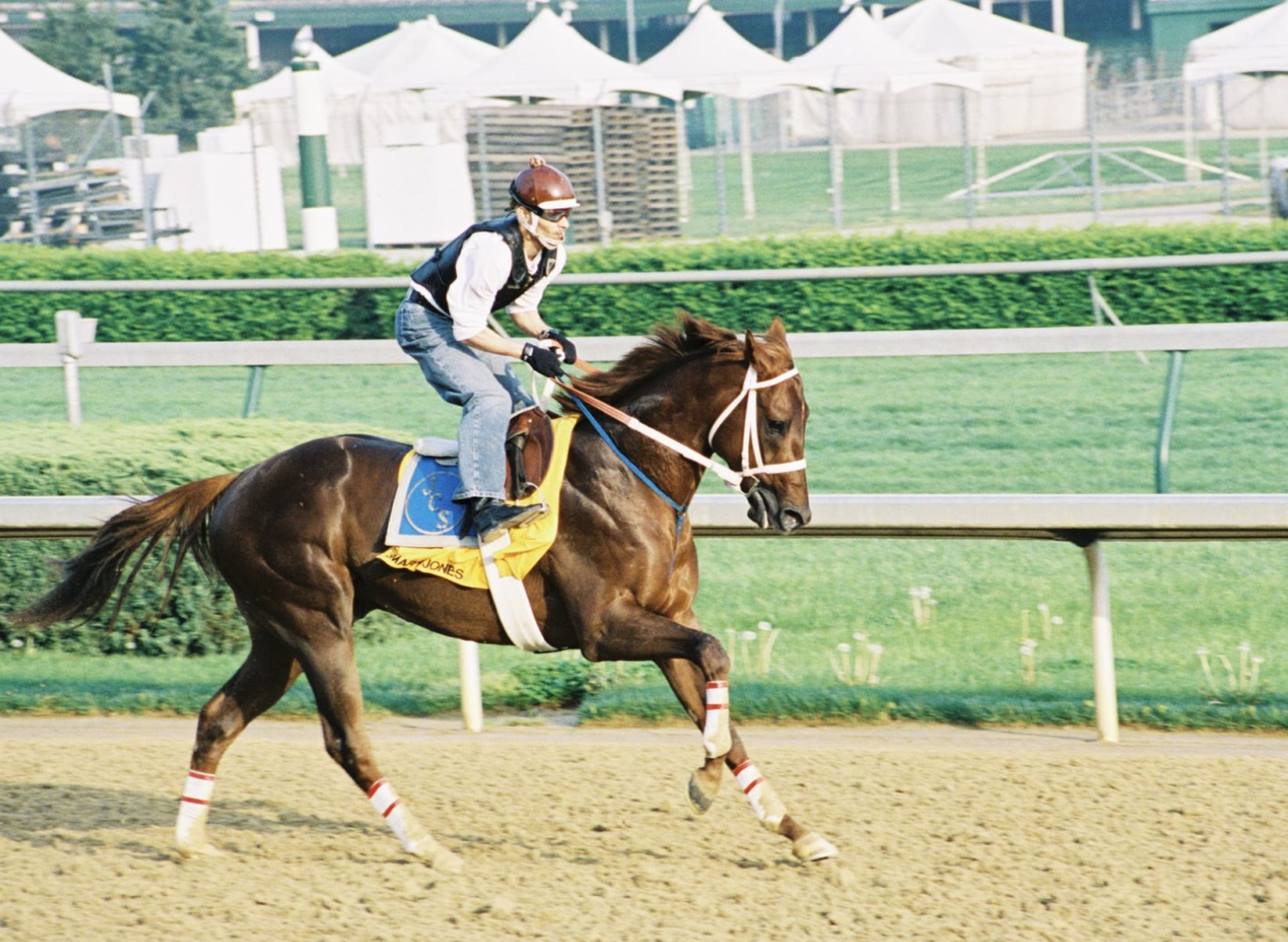 Smarty Jones and Willie Martinez